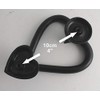 Heart Door Knocker Door Furniture: 4 Colours (Chrome)