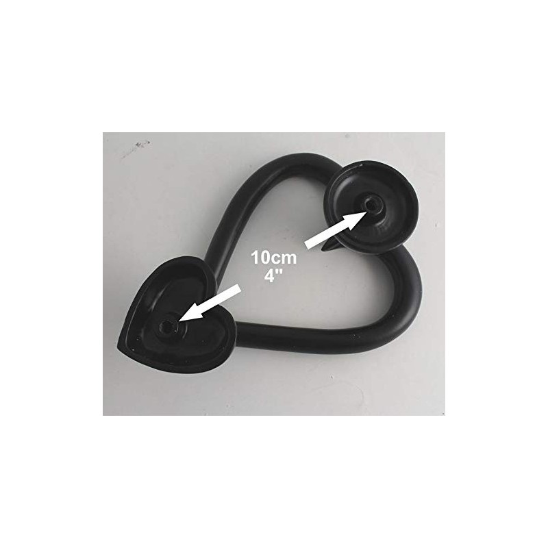 Heart Door Knocker Door Furniture: 4 Colours (Chrome)