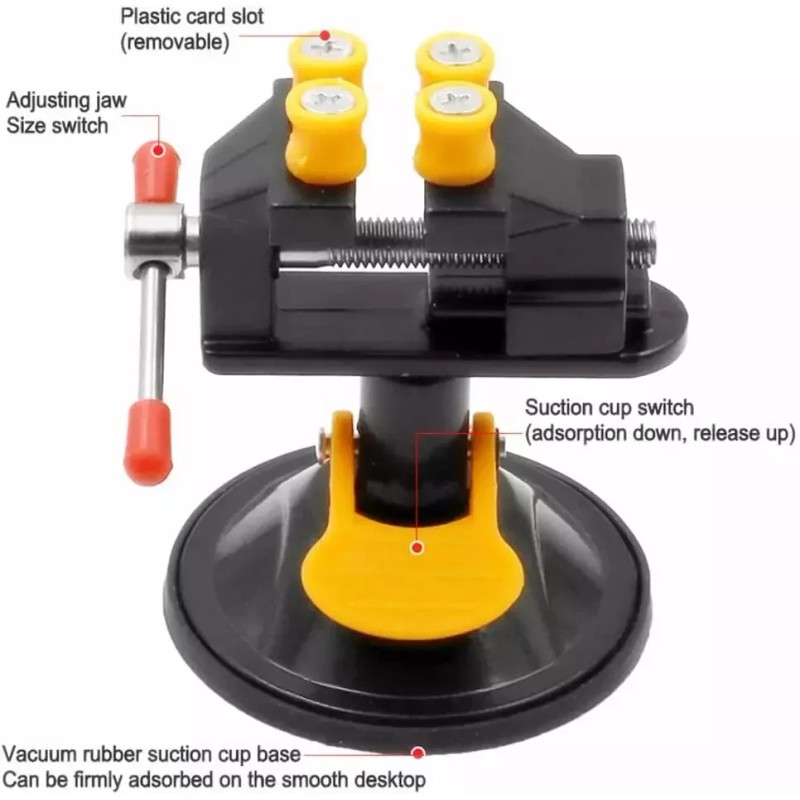 Miniduino Universal Mini Table Bench Screw Clamp Engraving Table Vice