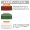 VZLQZJMKY 5 Pcs Wool Felt Flap Polishing Disc and Compound