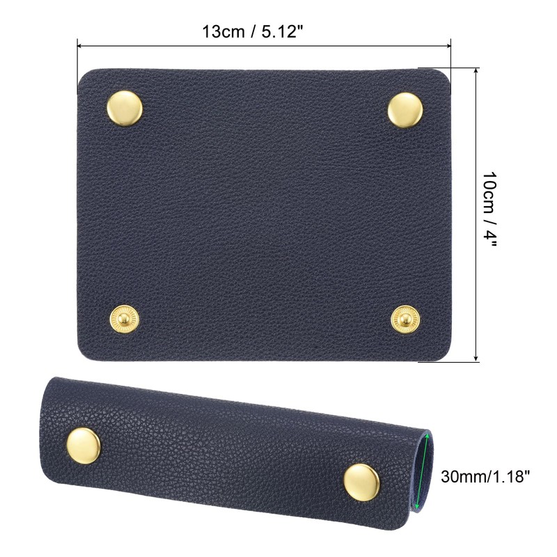 PATIKIL Luggage Handle Packaging 2 Pack PU Handbag Handles Cover