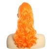 YUDAOHAIR 14 Inch Pony tail Extension Orange Freedom Curl Clip