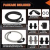 6AN Power Steering Pump Hose Kit Compatible with Chevy C10