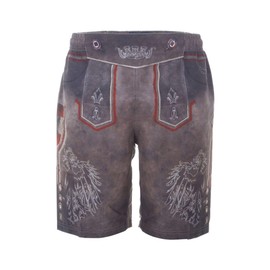 Krüger 094684-0-0007 Men's Costume Swimming Trunks Short Model Austria Knee-Length, brown