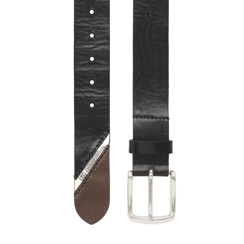 Diesel Men's B-line Logo Belt, T8013-pr080, 85 cm, T8013-pr080