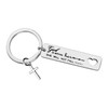 Vadaka Christian Keychain Religious Jewelry Bible Verse Keychain Prayer Charm