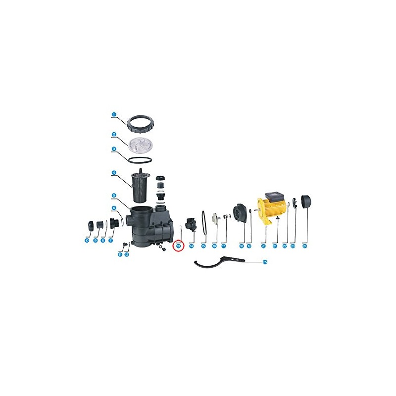 SunSun Swimming Pool Pump HZS-750 Replacement Part O-Ring 3 Pool