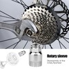 High Strength 4-Piece Bicycle Cassette Tool Set with 3-in-1 Cassette