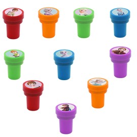 HREDZEO Stamps for Kids,10 PCS Self Ink Stamps Craft Stamps Children Stampers Arts Stampers Cute Kids Stamps Assorted Stamps for Kids Teacher Stamps for Home School Prizes Party Favor