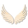 Unfinished Wood Angel Wings Shape Craft up to 46" 4"