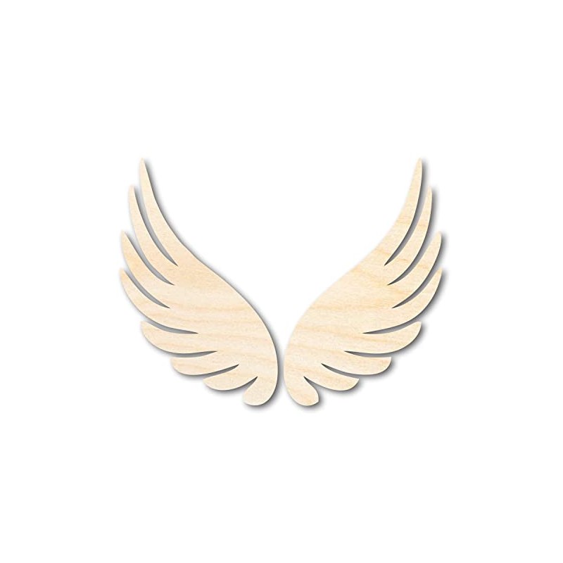 Unfinished Wood Angel Wings Shape Craft up to 46" 4"