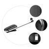 Mikinona 1 Set Retractable Wireless Earphone Clip Headset Professional Black