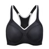 SYROKAN Women's Full Support High Impact Racerback Lightly Lined Underwire