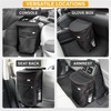 EcoNour Car Trash Can 2.5 Gallon with Lid & Storage
