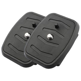 LABRIMP 2pcs Quick Release Plate for Tripod Mount Adapter Durable Construction Attachment Compatible with Tripod Systems Large Plate Reliable and Non Deformable