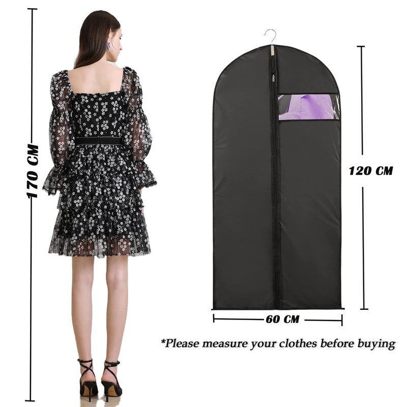 Clothes Protector Bags Dustproof Clothes Covers Niviy Moth Proof Coat