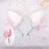SUBANG 2 Pieces Cosplay Girl Plush Furry Cat Ears Headwear