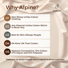 Soulemo Women's Blended Printed Maxi Nighty (861BL_green_L)