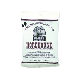 Claeys (10) Bags Claey's Horehound Old Fashioned Sanded Hard Candy Bag Free Shipping