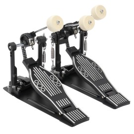 Unbranded Double Bass Drum Pedal Kick Bass Drum Pedals Drum Kit Pedals for Pro Drummers