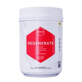 MEND Regenerate, Post Workout Recovery, Immune Support, and Sports Nutrition Supplement for Men and Women - Natural, Gluten Free, and Non-GMO - Vanilla Protein Powder, 20 Servings