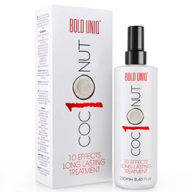 Coconut Thermal Protection Spray - Prevents Frizz and Split Ends for All Hair Types - Heat Defense Up To 450ºF - 8.45fl.oz