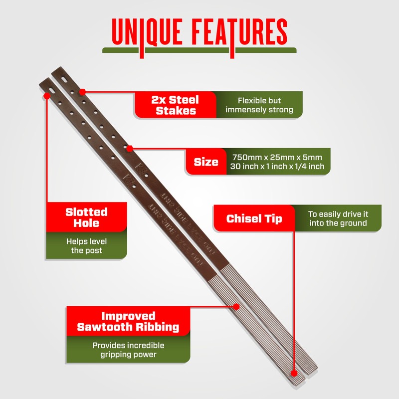 Post Buddy Pack of 4 Easy Fence Post Repair Kit