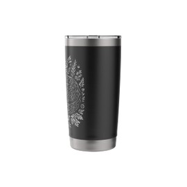 Folk Art Fox Woodland Nature Lover Wild Animal Fans Stainless Steel Insulated Tumbler