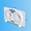 Nexair 9" Twin Window fan with Remote Control, 3 Speed