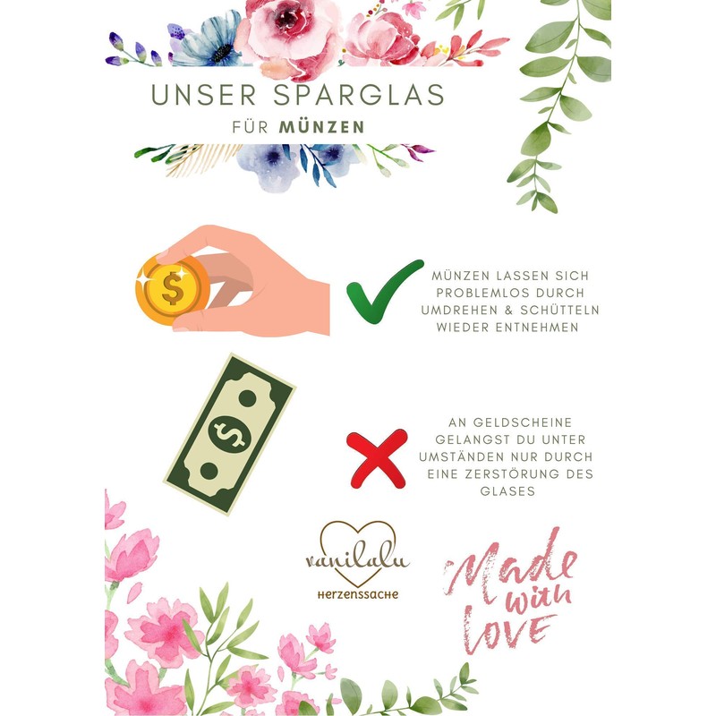 Vanilalu - Large money box for coins - Mr. &