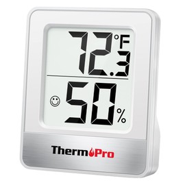 ThermoPro TP49 Digital Hygrometer Indoor Thermometer Humidity Meter Room Thermometer with Temperature and Humidity Monitor Mini Hygrometer Outdoor