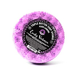Emily Victoria Triple Butter Soap Sponge - Alien Landing Floral Scent 200g
