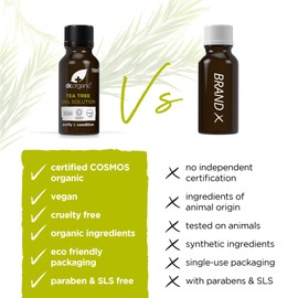 Dr.Organic Tea Tree Soluzione Unghie 10 ml