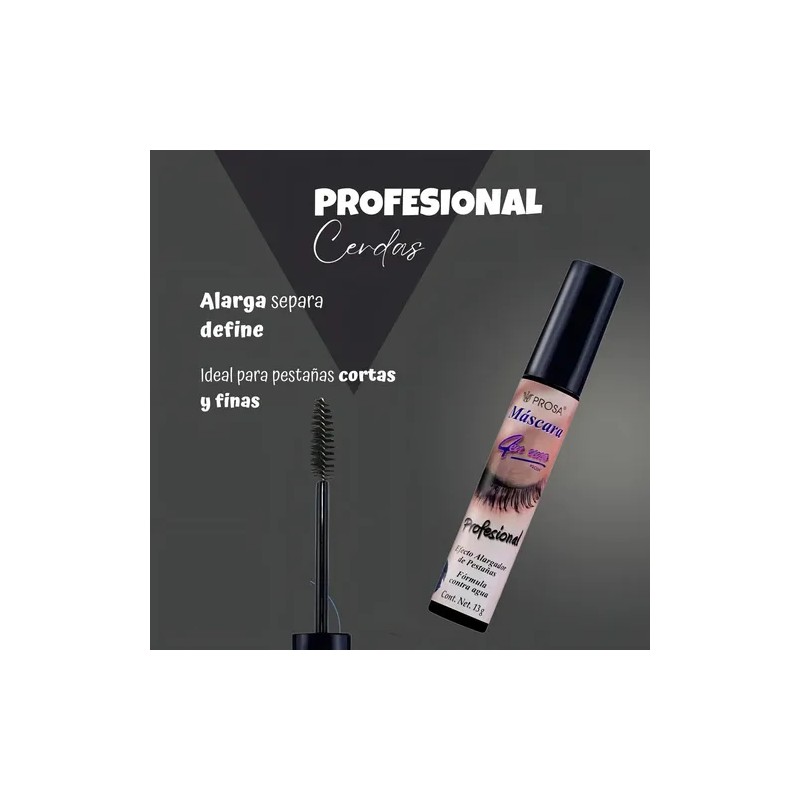 12 Piezas Rimel Mascara Pestañas Prosa 4 En 1 Color