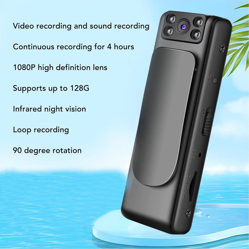 ZC M8 1080P HD Mini Camera Portable Mini Body Camera