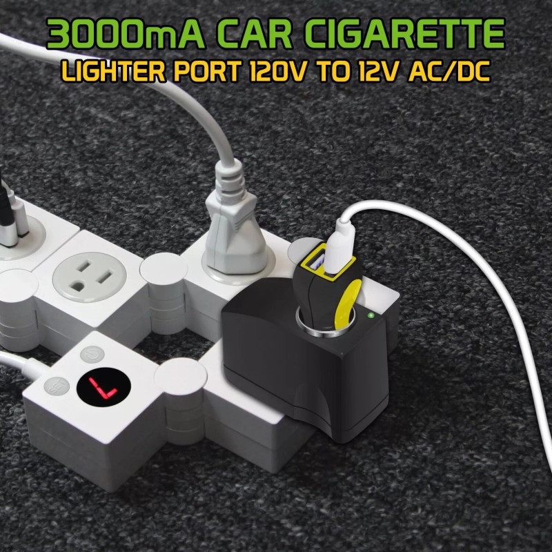 Cellet Power Converter, 120V AC to 12 V DC (3000mA)