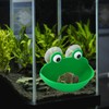Pensino Frog Habitat Frog Dish Holder with Suction Cups, Cute