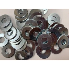 NON SPECIFIC 5/16"  USS STEEL FLAT WASHER ZINC COATED  3/8" ID X 7/8" OD  -  50 PIECES