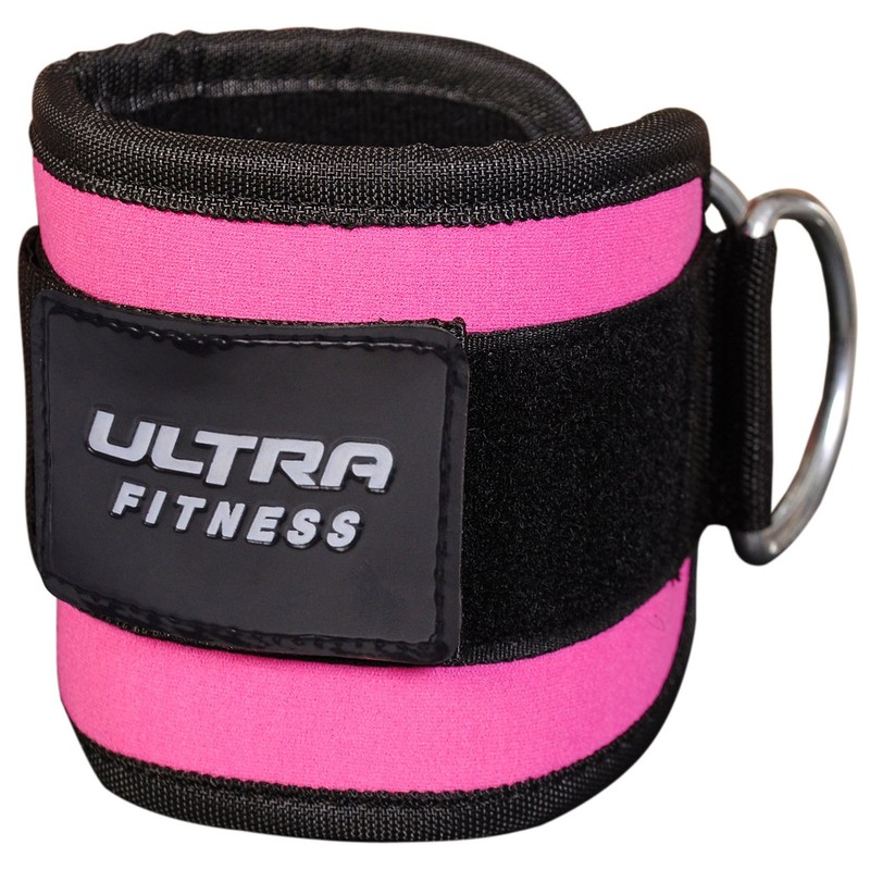 Ankle D Ring Twin Cable Pulley Attachment Weight Multi Gym