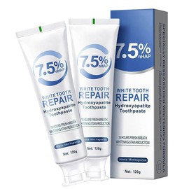 Hydroxyapatite Toothpaste for Enamel Repair & Stronger Teeth, Gentle Mint Flavor, Fresh Breath, Daily Oral Care with Hidroxiapatita