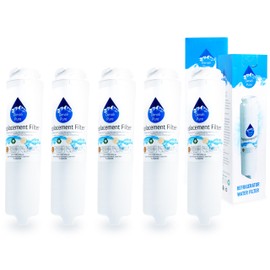 5-Pack Replacement for General Electric PFCS1NJXBSS Refrigerator Water Filter - Compatible with General Electric GSWF Fridge Water Filter Cartridge