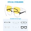 Pro Acme Polarised Men's Sunglasses, Oversized Space Over Glasses Shades