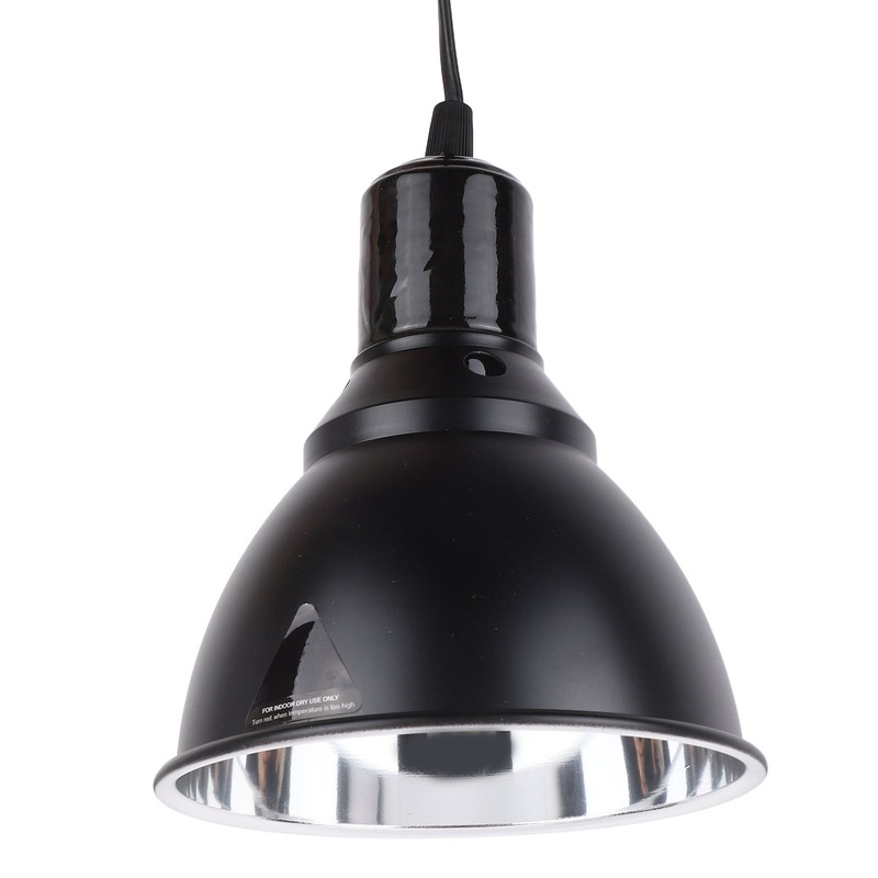 5.5in Reptile Lamp Fixture Uniform Heating Professional Shallow Dome Lamp