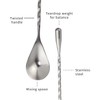 304 Stainless Steel Cocktail Stirring Spoon 12 Inch - Twisted