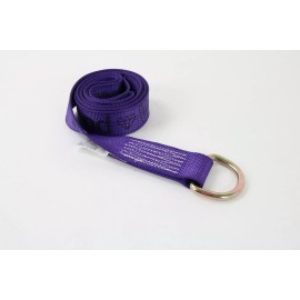 Safe n Secure 2" x 8' PURPLE Diamond Weave Lasso Strap With Wire D Ring (4 Pack)