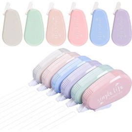 CAVLA 12 Pcs Correction Tape, White Out Tape Correction Tape, Corrections Wrong Writing Whiteout Tape for Students, Office Supplies (A)