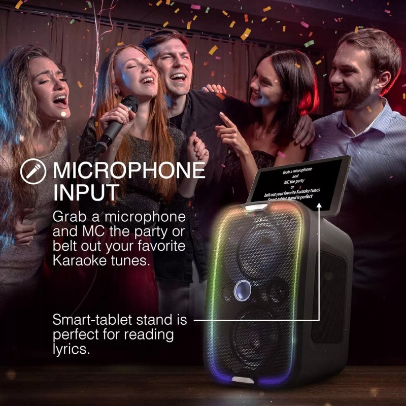 Brookstone IPX5 Waterproof Outdoor Speaker Bluetooth Speakers