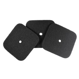 HQRP 3-Pack Replacement Carbon Filters Compatible with Catit Hooded Cat Litter Pans 50685, 50700, 50701, 50702, 50722, 50695 & 50696