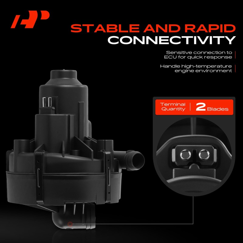 A-Premium Secondary Air Injection Smog Pump Compatible with 2008-2015 Smart