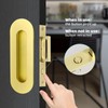 Sliding Pocket Door Hidden Handle, 304 Stainless Steel Pocket Door
